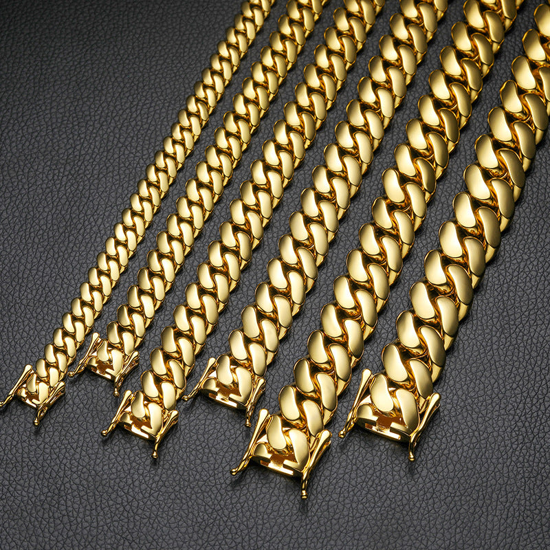 Bracelet Micro Cuban 8Shine Or Jaune - 3mm