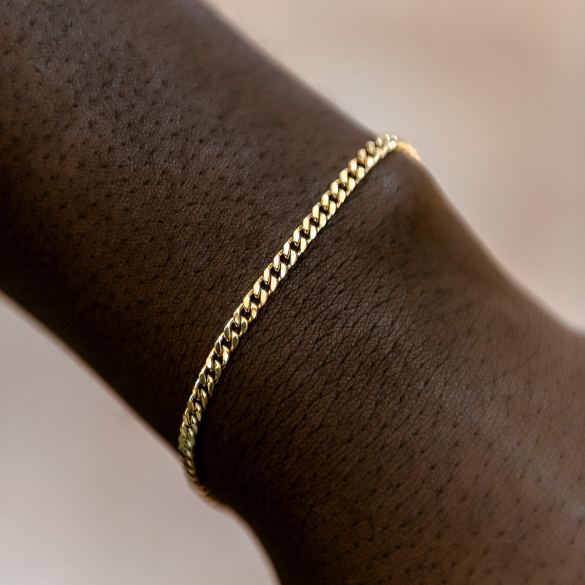 Bracelet Micro Cuban 8Shine Or Jaune - 3mm