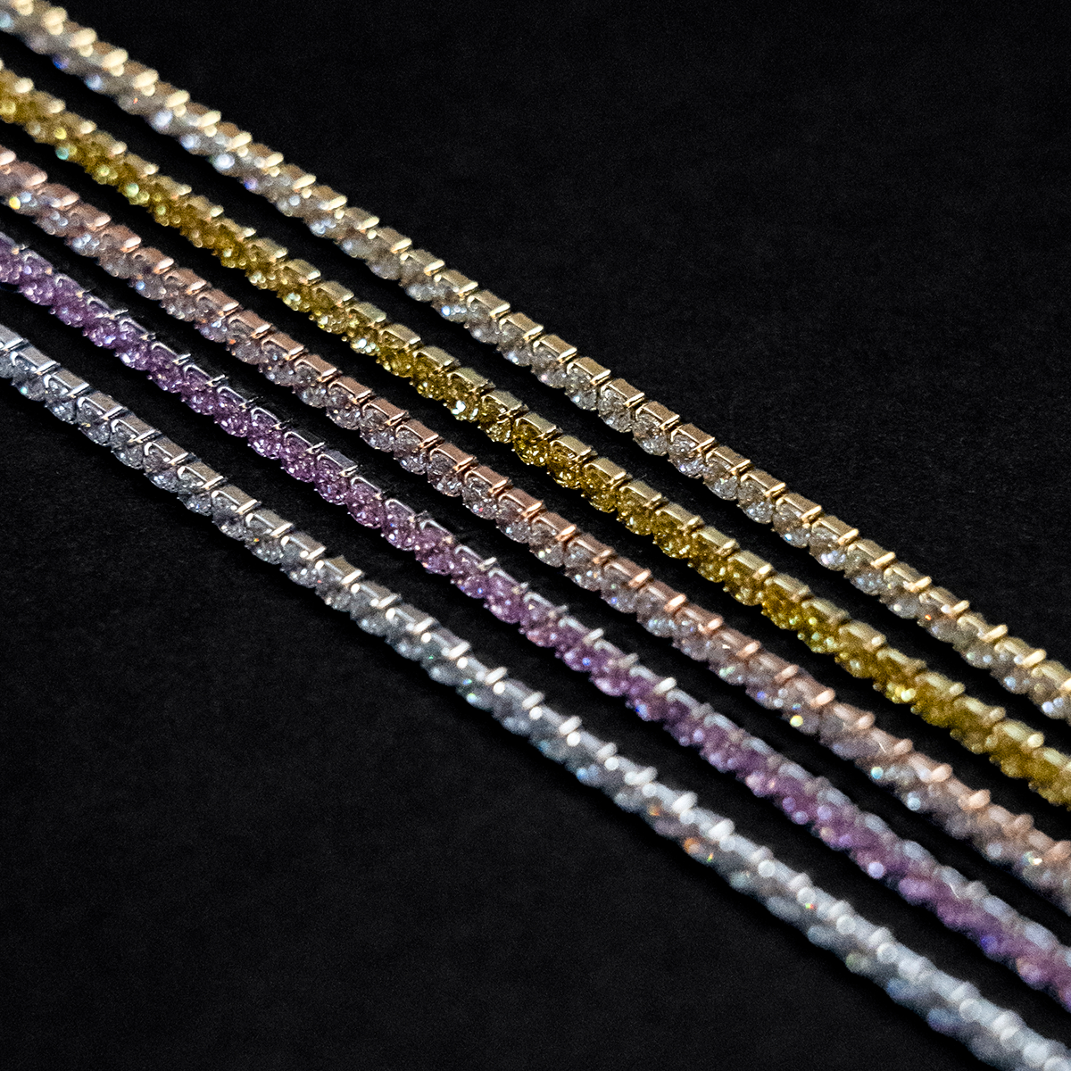 Collier 8Shine — Chaîne Micro Tennis Canary