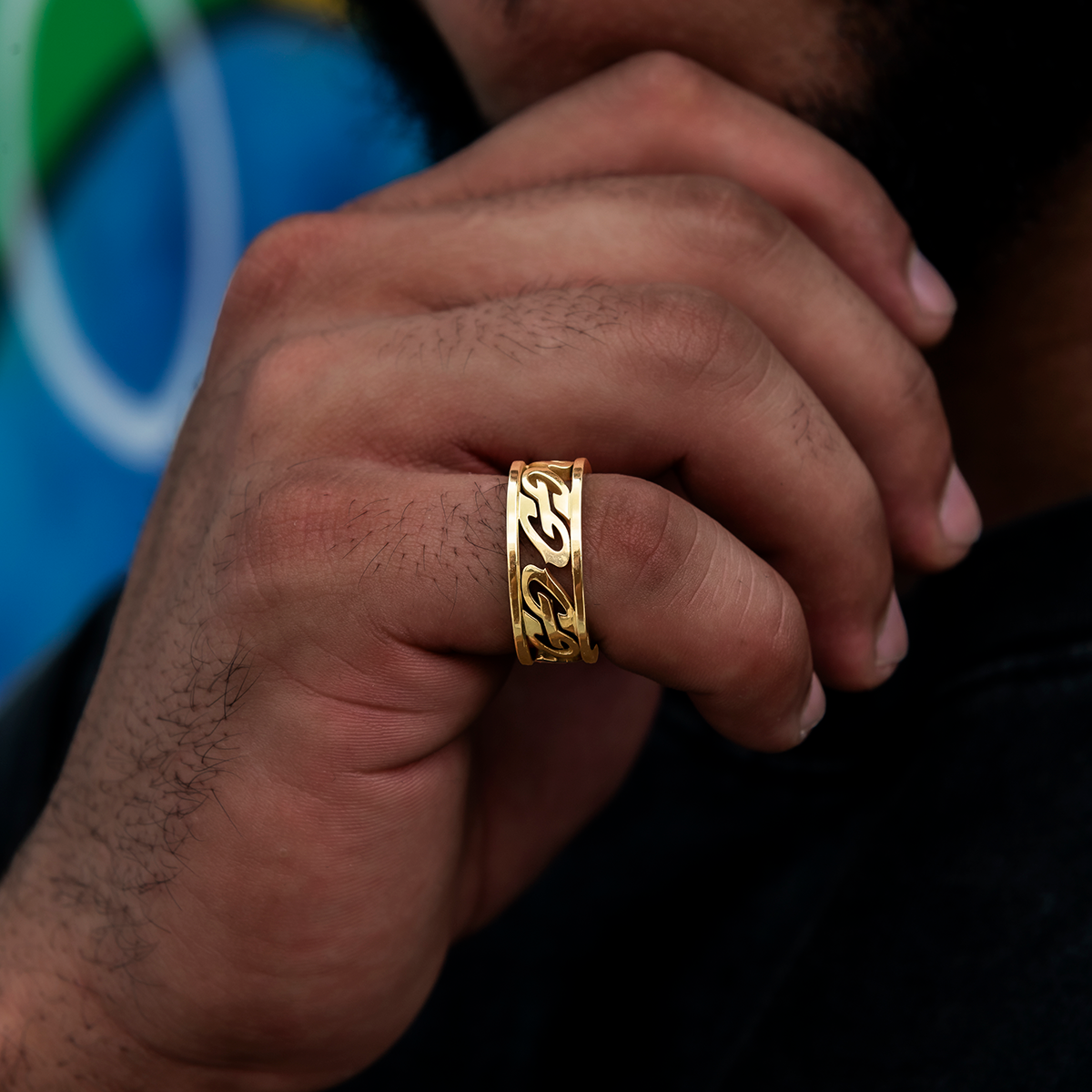 Bague 8Shine – GG Logo en Or Jaune