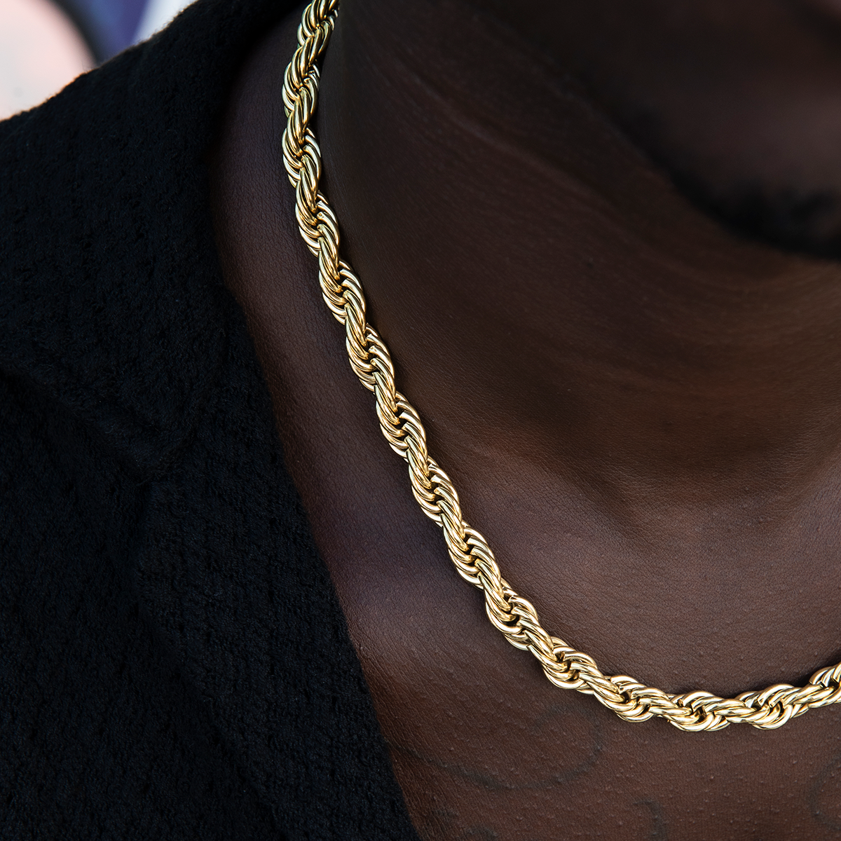 Chaîne 8Shine Rope en Or Jaune – 8mm