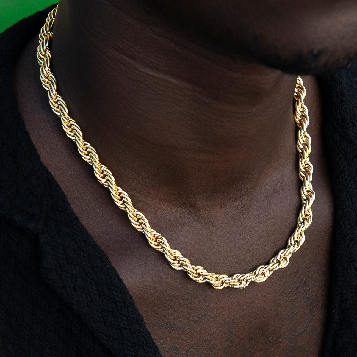 Chaîne 8Shine Rope en Or Jaune – 2mm