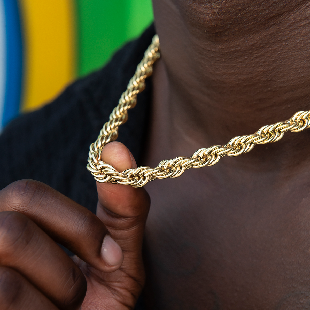 Chaîne 8Shine Rope en Or Jaune – 8mm