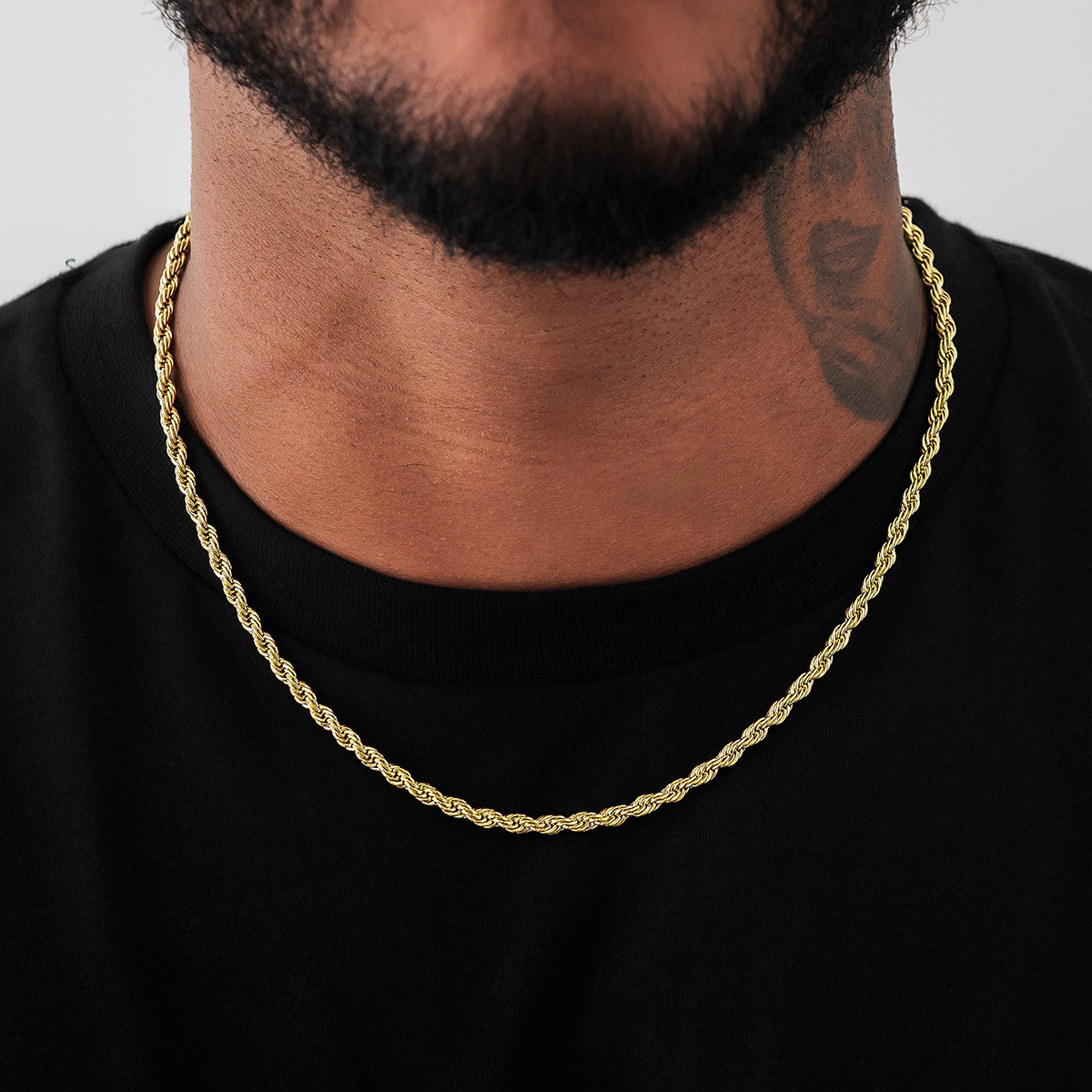 Chaîne 8Shine Rope en Or Jaune – 4mm