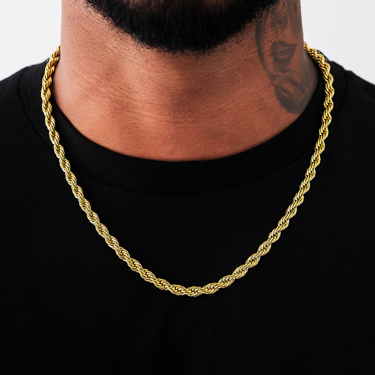 Chaîne 8Shine Rope en Or Jaune – 6mm