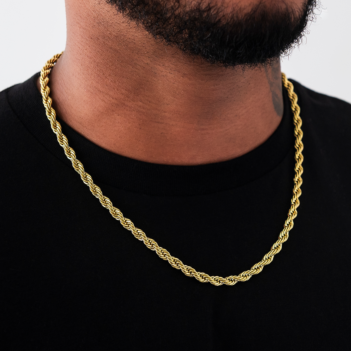 Chaîne 8Shine Rope en Or Jaune – 2mm