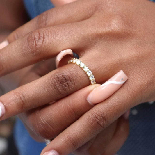 Bague 8Shine — Eternity Band en Or Jaune Vermeil 2mm