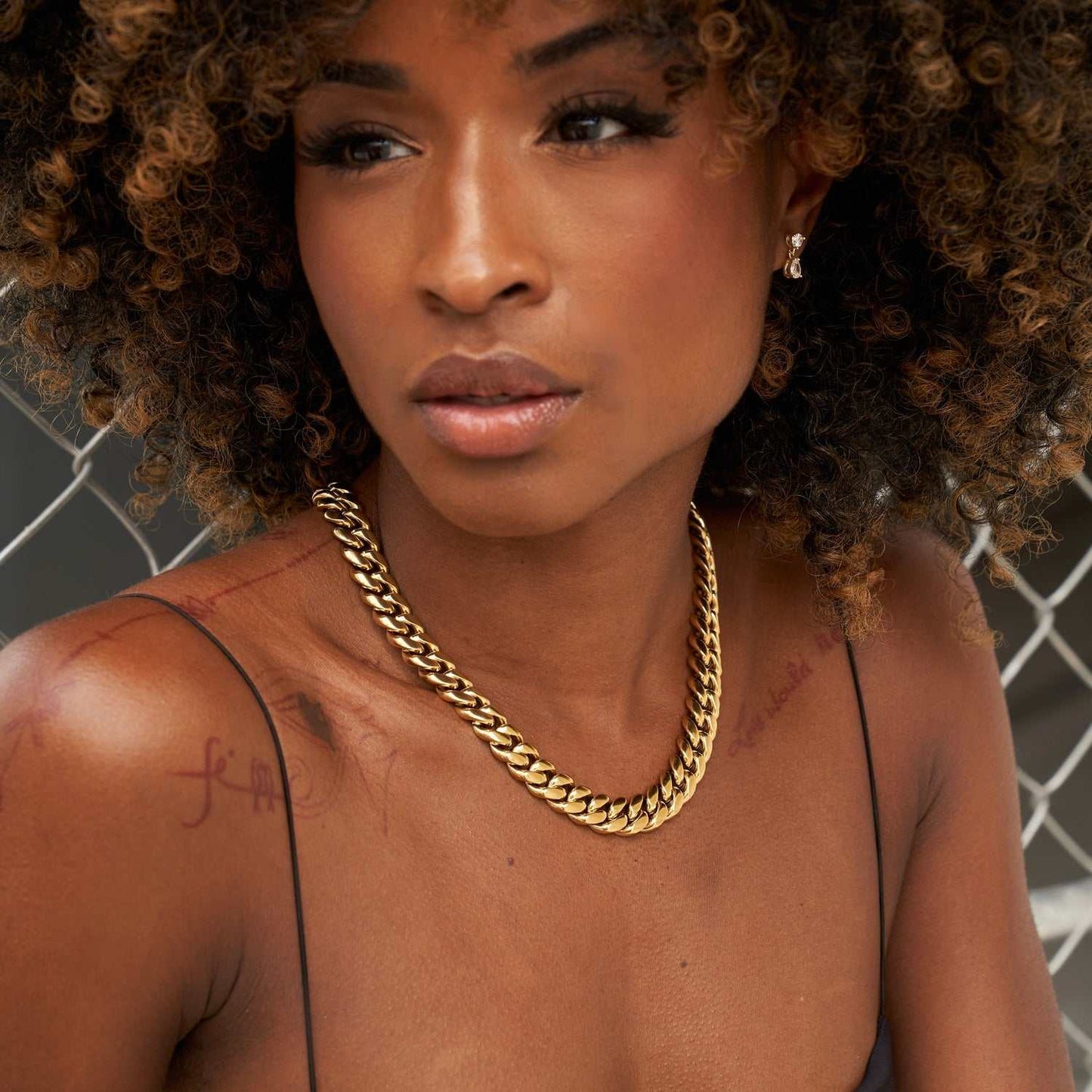 Collier 8Shine — Chaîne Signature Cuban en Or Jaune 12mm