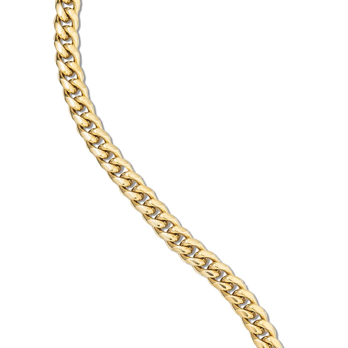 Chaîne 8Shine Cuban en Or jaune – 5 mm