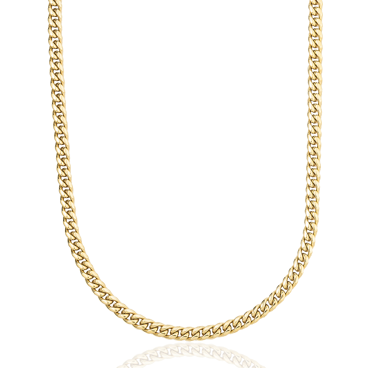 Chaîne 8Shine Cuban en Or jaune – 5 mm
