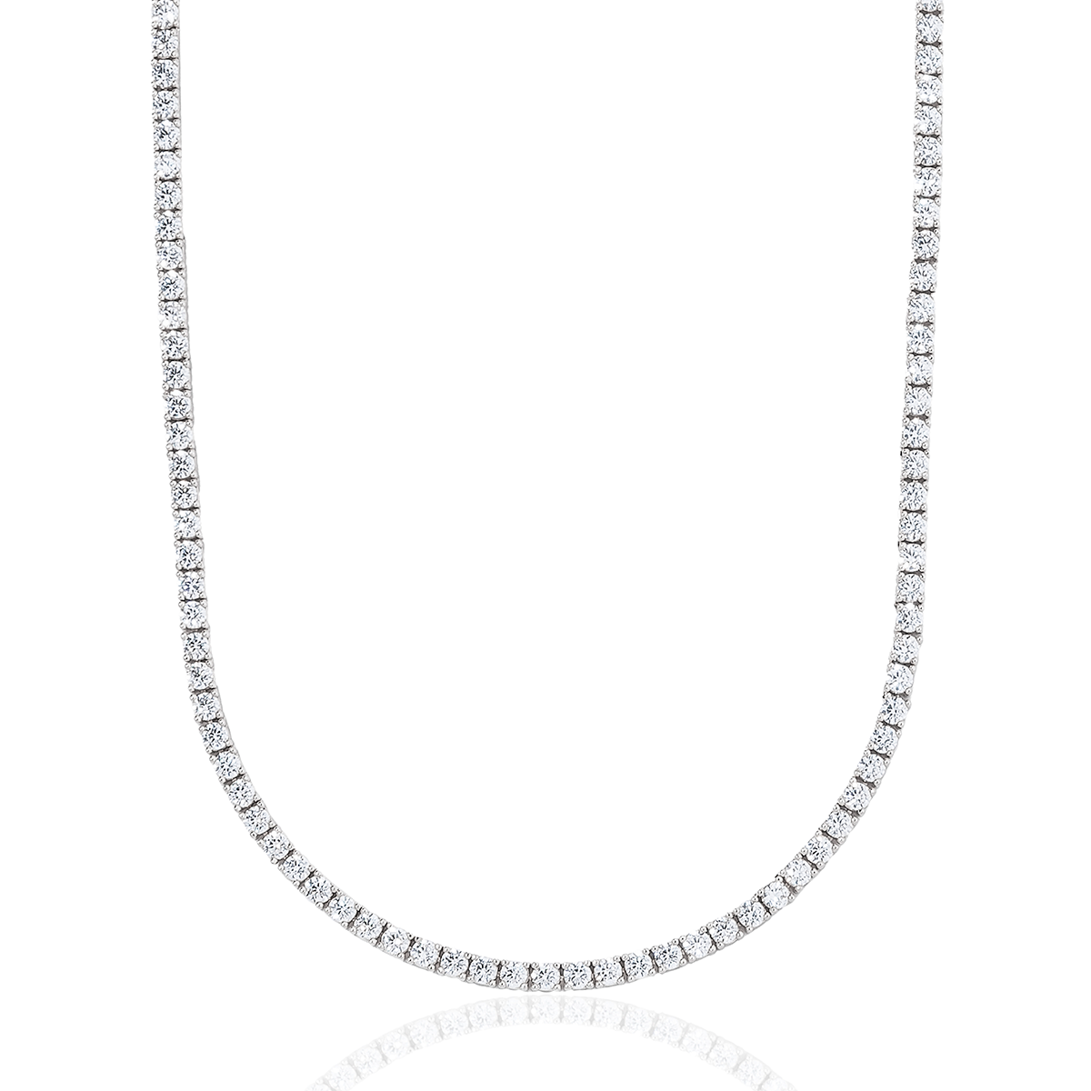 Chaîne Tennis Diamond 8Shine en Or Blanc – 3 mm