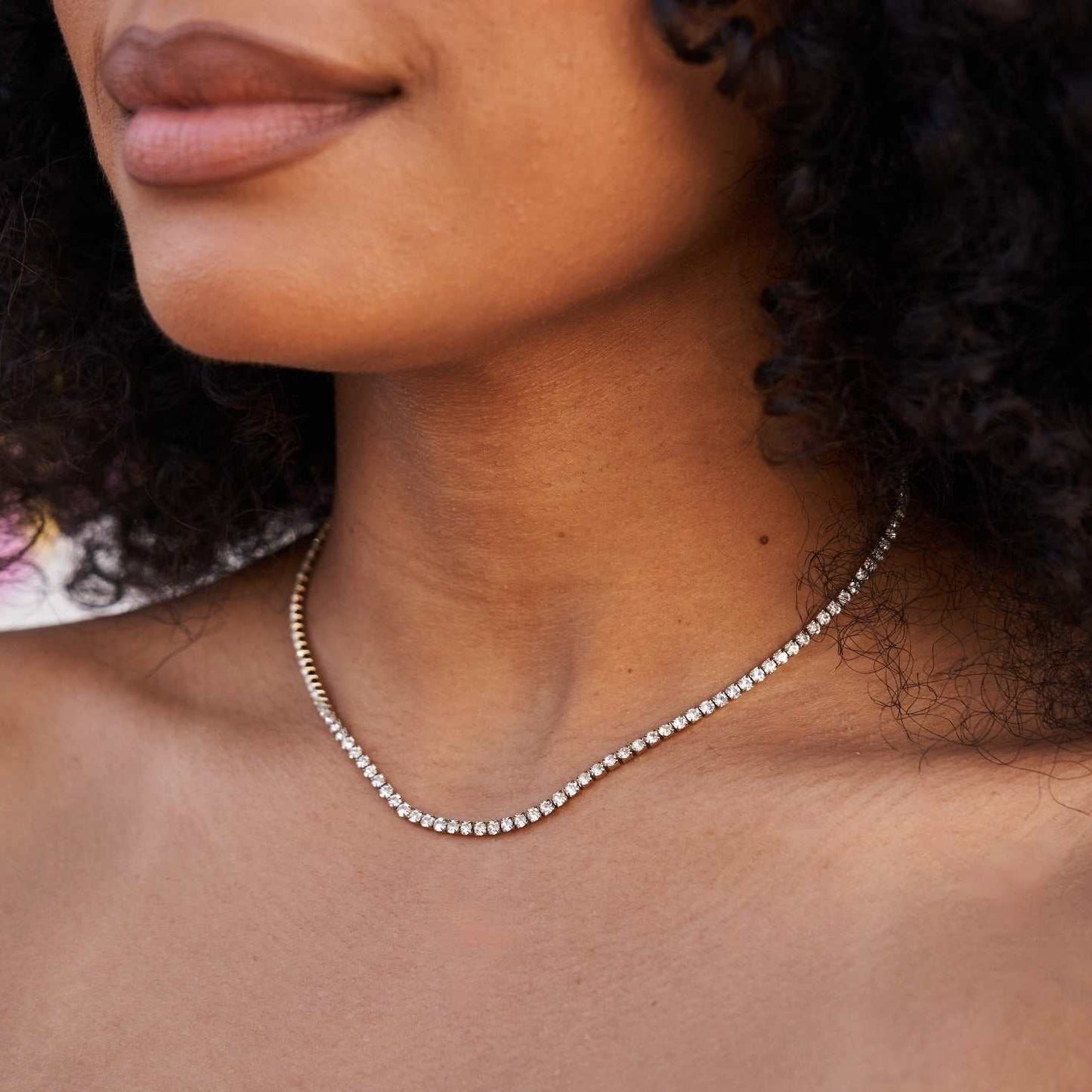 Collier 8Shine — Chaîne Micro Tennis en Or Jaune