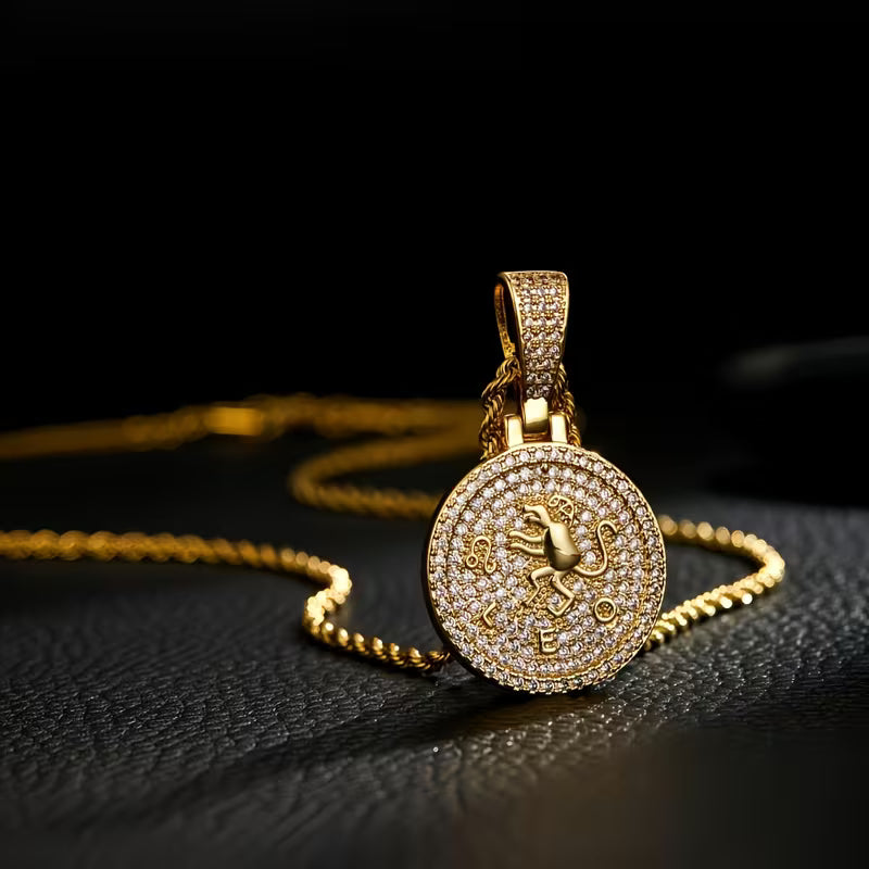 Pendentif 8Shine - Signe du Zodiaque Plaqué Or