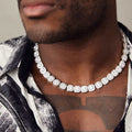 Collier Tennis Clustered 8Shine en Argent – 12 mm