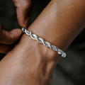 Bracelet 8Shine — Rope en Or Blanc 6mm
