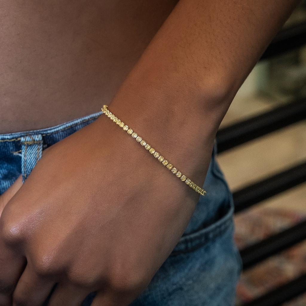 Bracelet 8Shine — Micro Tennis Canary