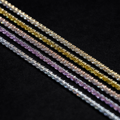 Bracelet 8Shine — Micro Tennis en Or Blanc