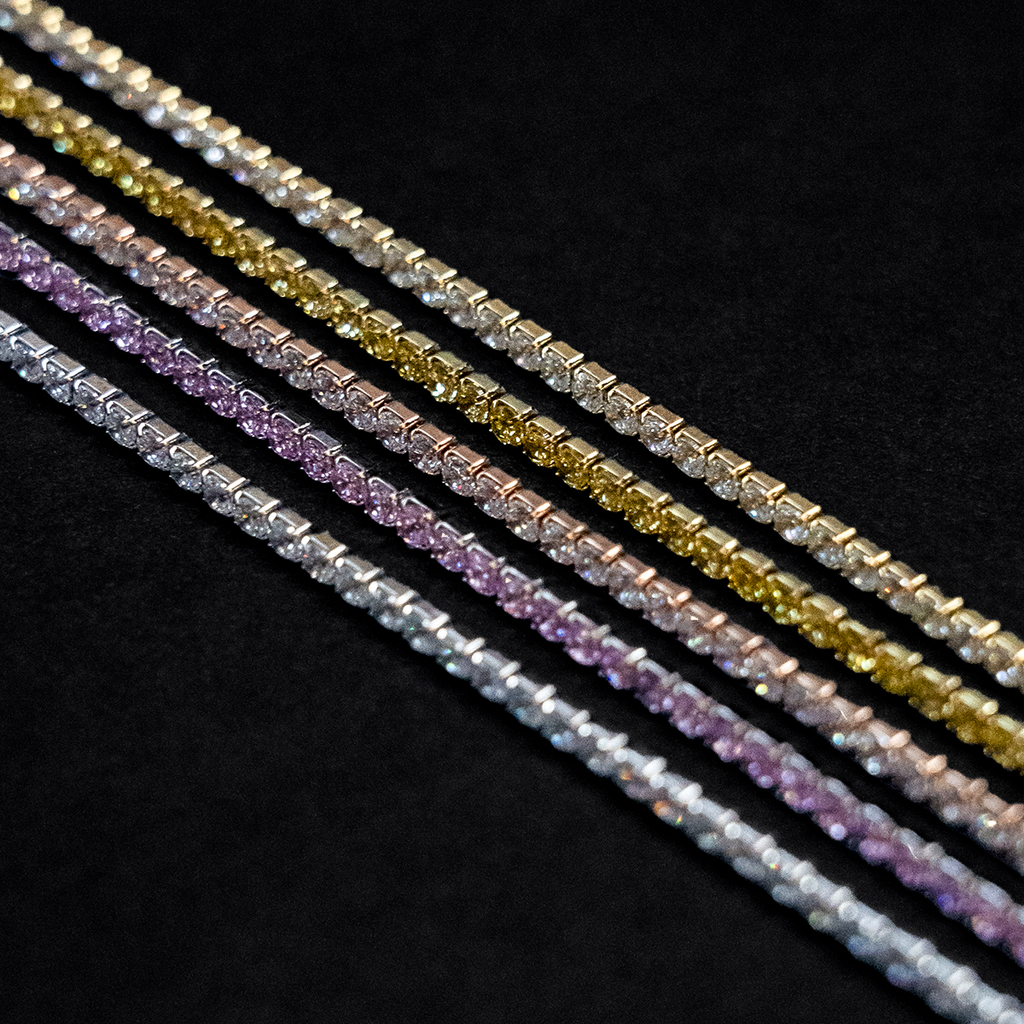 Collier 8Shine — Chaîne Micro Tennis Canary