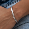 Bracelet 8Shine — Herringbone en Argent 4mm