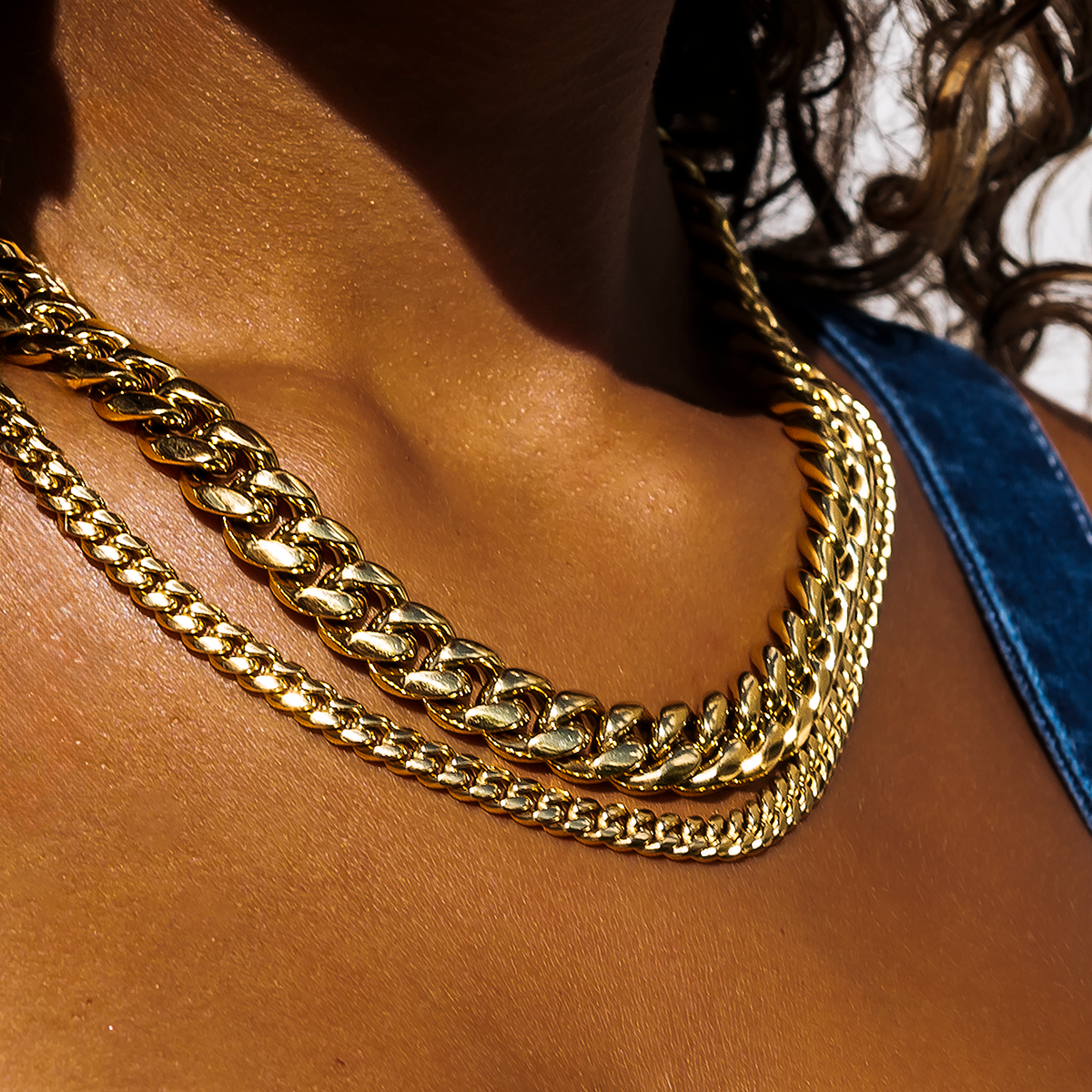 Collier 8Shine — Chaîne Signature Cuban en Or Jaune 12mm