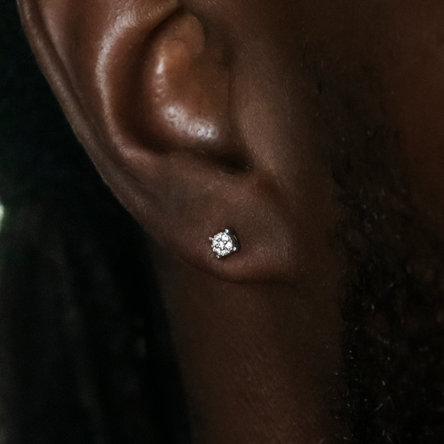 Boucles d’Oreilles 8Shine Pavé Round en Diamant - 3mm