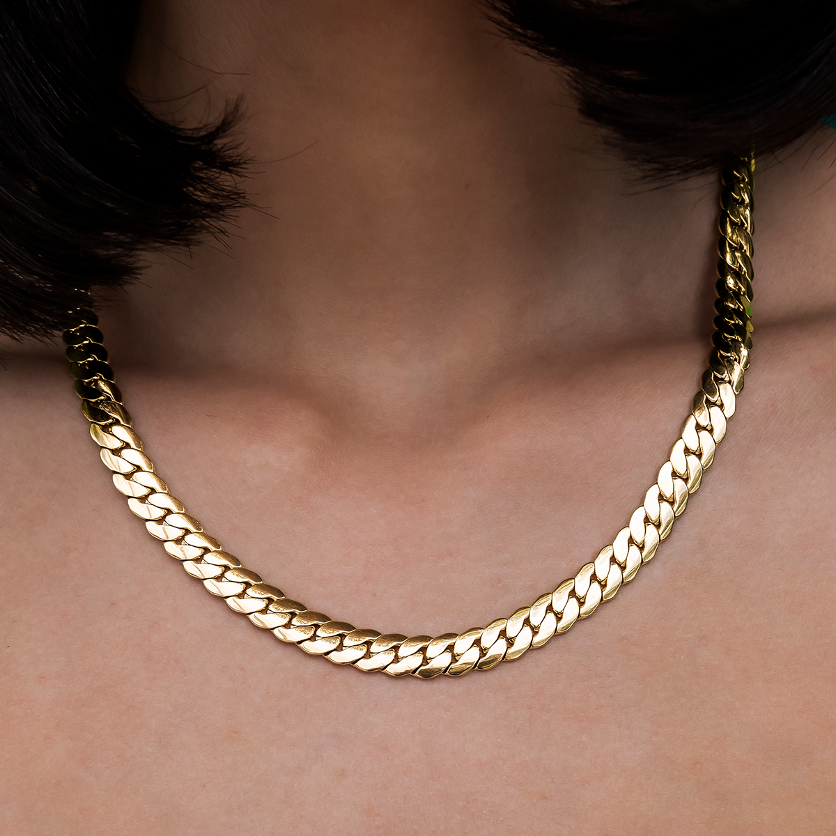 Collier 8Shine — Chaîne South Cuban™ en Or Jaune 8mm