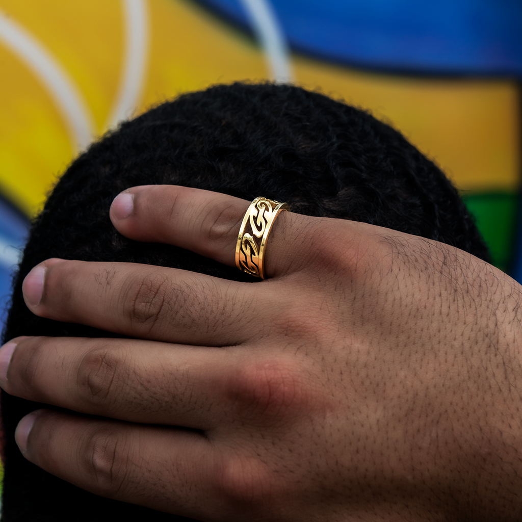 Bague 8Shine – GG Logo en Or Jaune