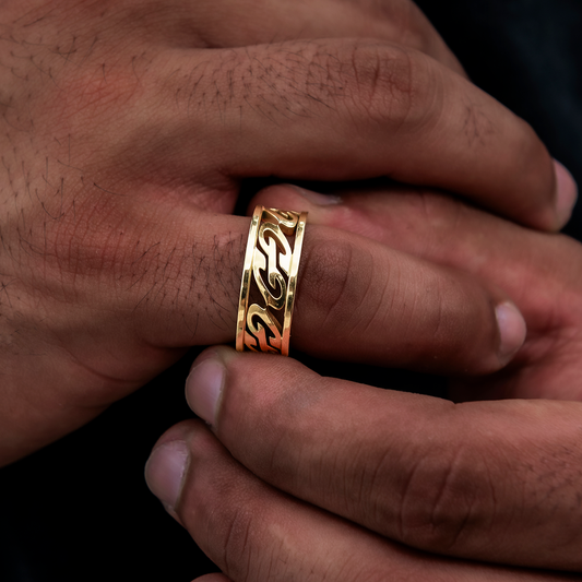 Bague 8Shine – GG Logo en Or Jaune