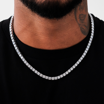 Chaîne Tennis Diamond 8Shine en Or Blanc – 5 mm