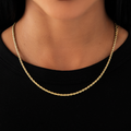Collier 8Shine — Chaîne Rope en Or 2mm