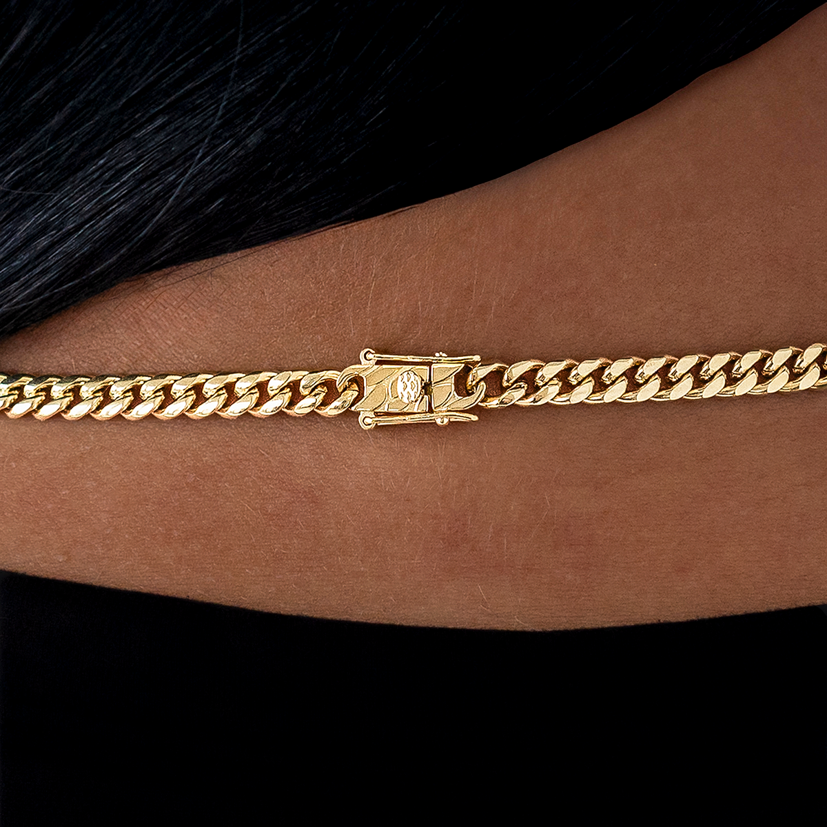 Collier 8Shine - Chaîne Cuban Link en Or Jaune 5mm