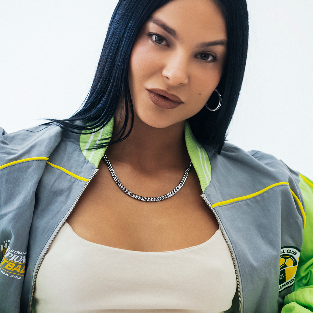 Collier 8Shine — Chaîne Signature Cuban en Or Blanc 6mm