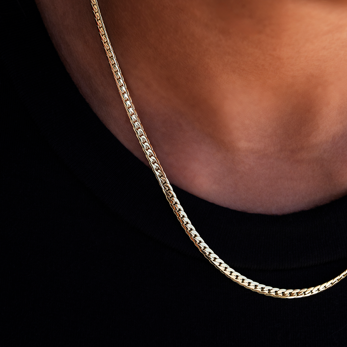 Collier 8Shine — Chaîne South Cuban™ en Or Jaune 3mm