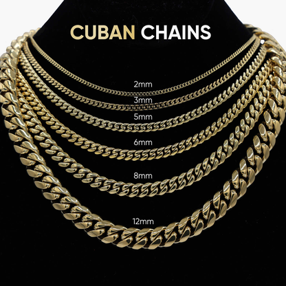 Collier 8Shine — Choker Cuban à Diamants en Or Blanc 12mm