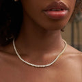 Collier 8Shine — Chaîne Tennis à Diamants en Or 3mm
