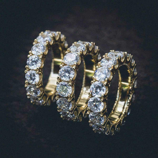 Bague 8Shine – 5mm Eternity Band en Or Jaune Vermeil