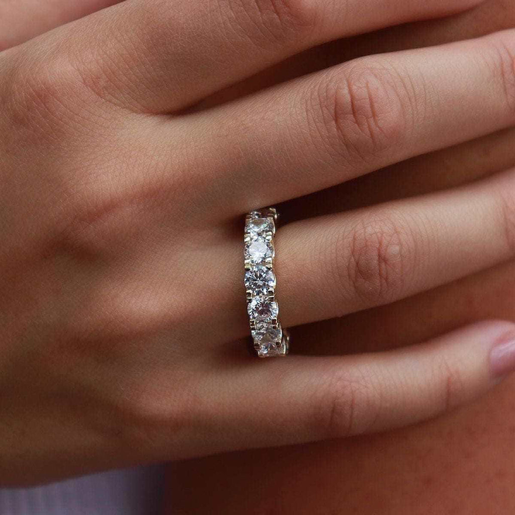 Bague 8Shine — Eternity Band en Or Jaune Vermeil 5mm