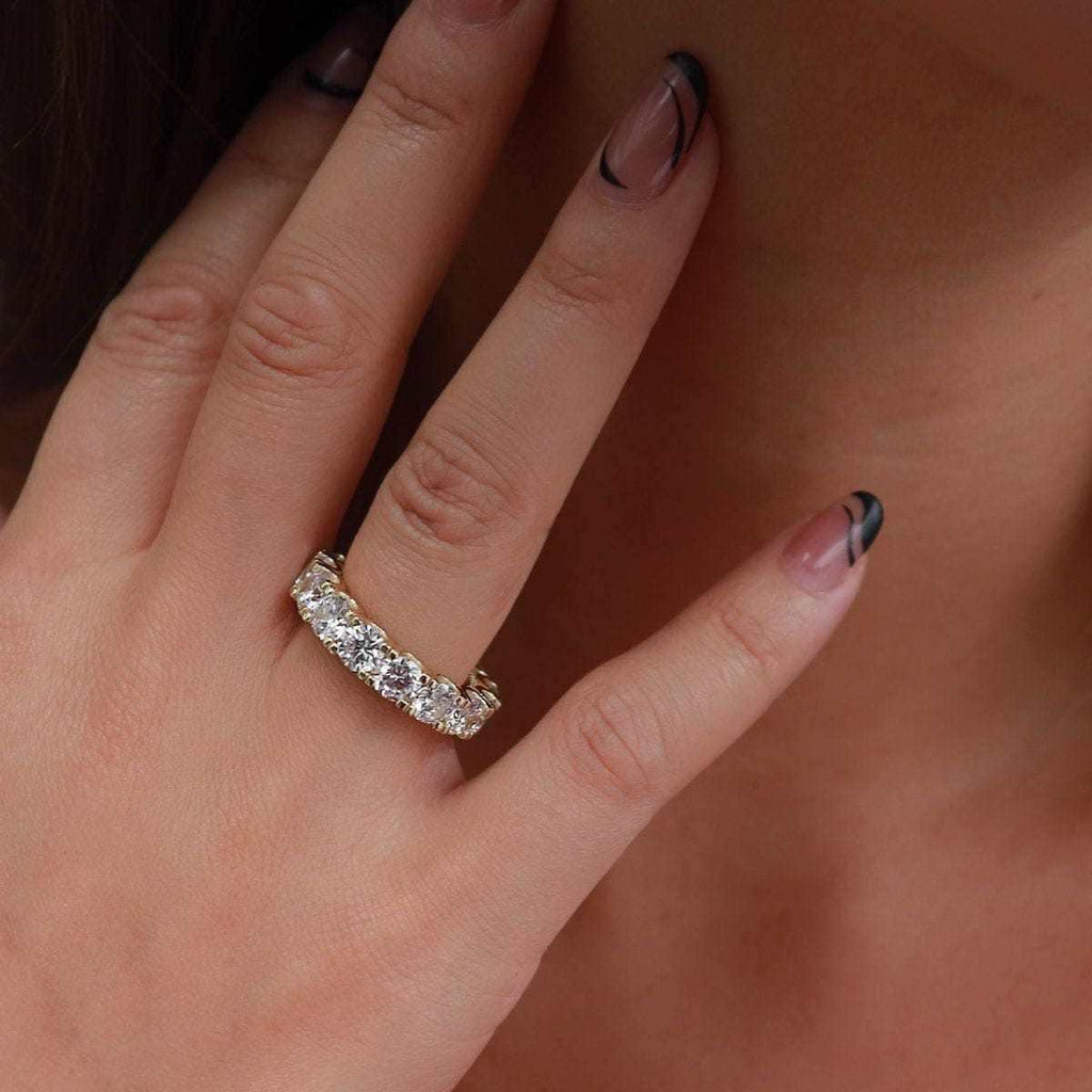 Bague 8Shine — Eternity Band en Or Jaune Vermeil 5mm