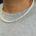 Chaine 8Shine Micro Clustered Tennis Or - 6mm