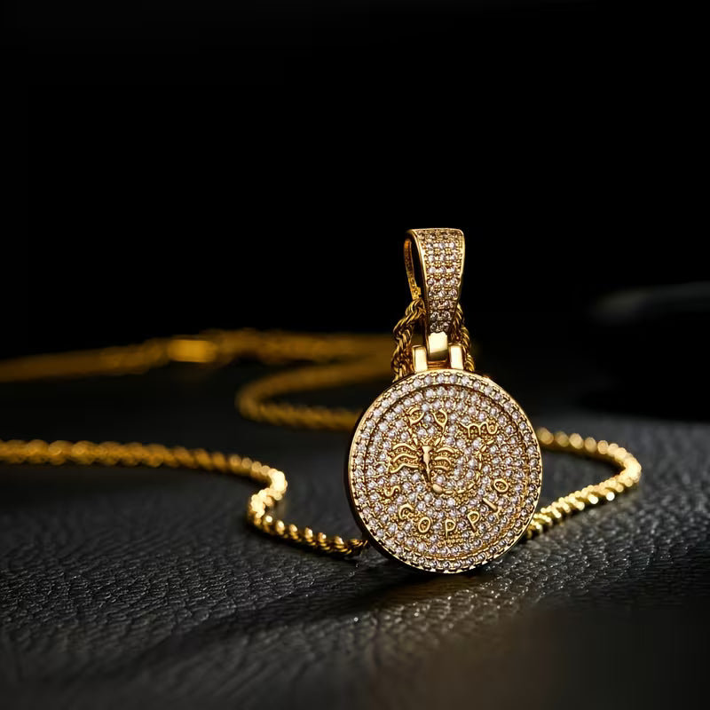 Pendentif 8Shine - Signe du Zodiaque Plaqué Or