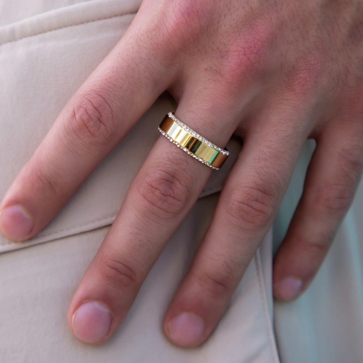 Bague 8Shine – Diamond Edge en Or Jaune