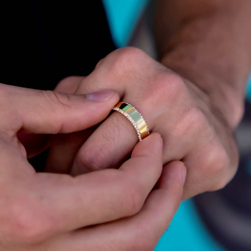 Bague 8Shine – Diamond Edge en Or Jaune