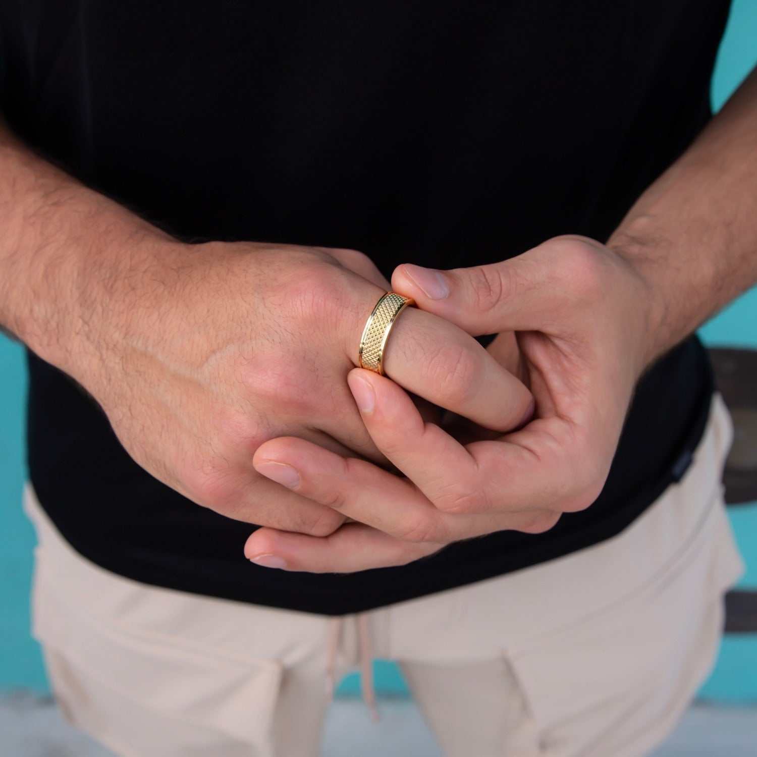 Bague 8Shine – Grooved Spike Ring