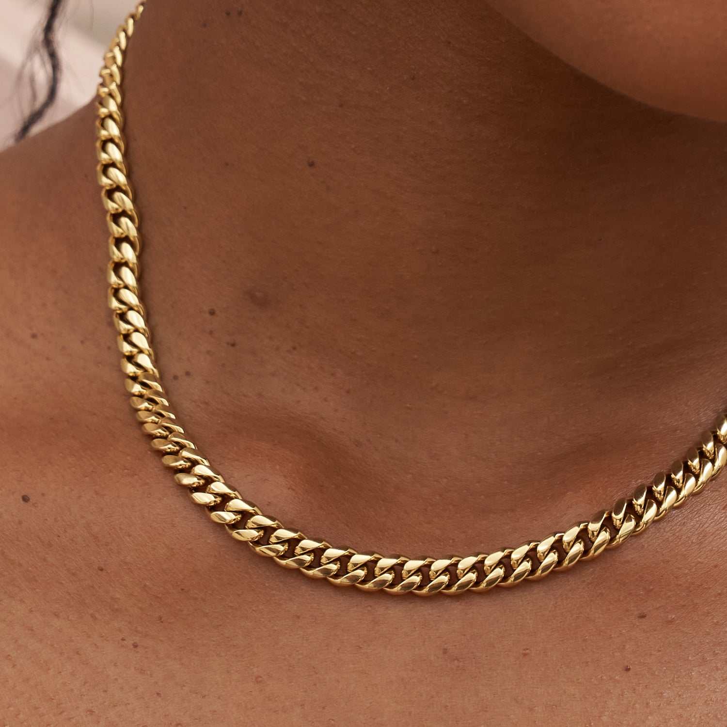 Collier 8Shine — Chaîne Miami Cuban Link en Or Jaune 8mm
