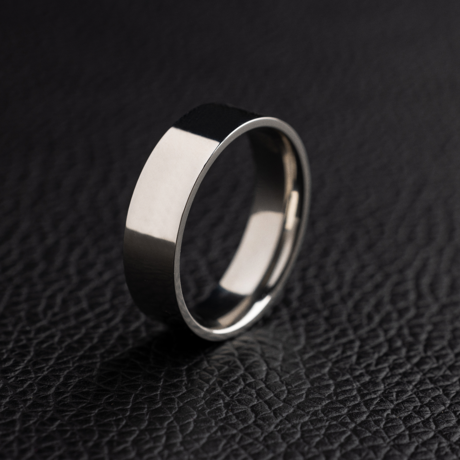 Bague 8Shine – Flat Band en Or Blanc