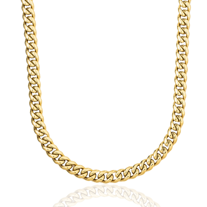 Chaîne 8Shine Cuban en Or jaune – 8 mm