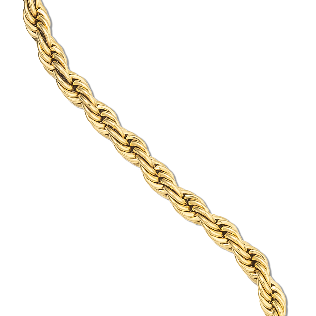 Chaîne 8Shine Rope en Or Jaune – 6mm