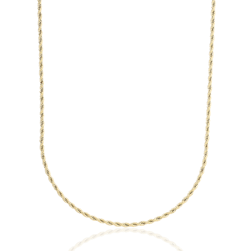 Collier 8Shine — Chaîne Rope en Or 2mm