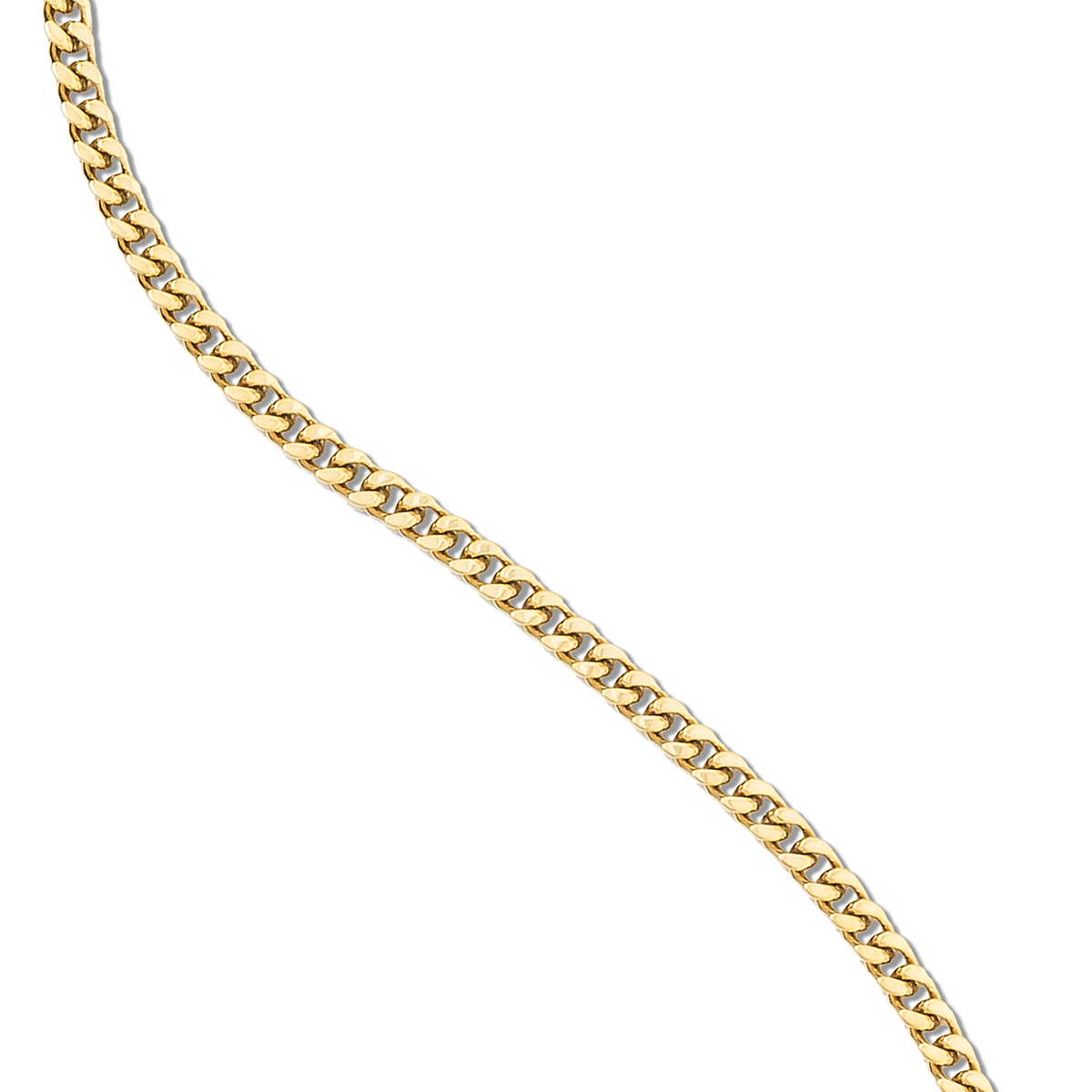 Micro Chaine 8Shine Cuban en Or jaune - 3mm