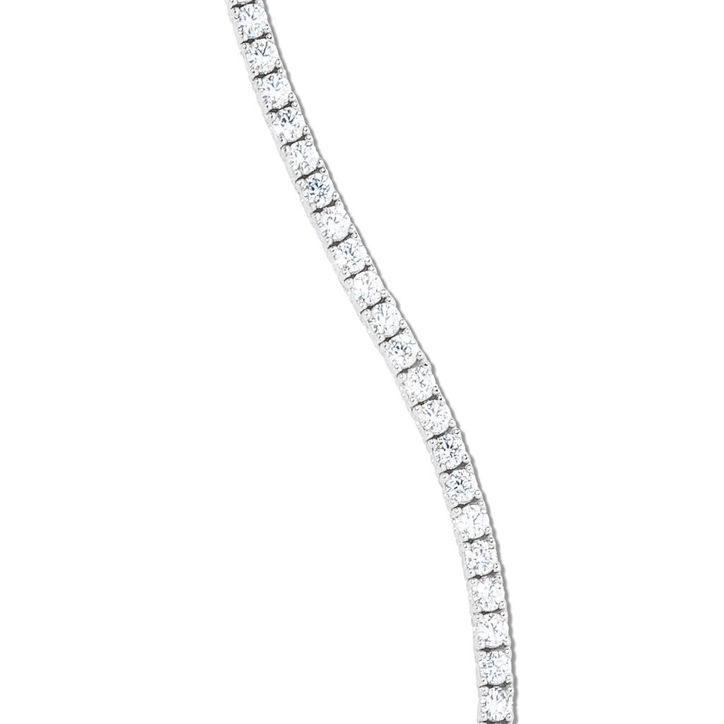 Chaîne Tennis Diamond 8Shine en Or Blanc – 3 mm